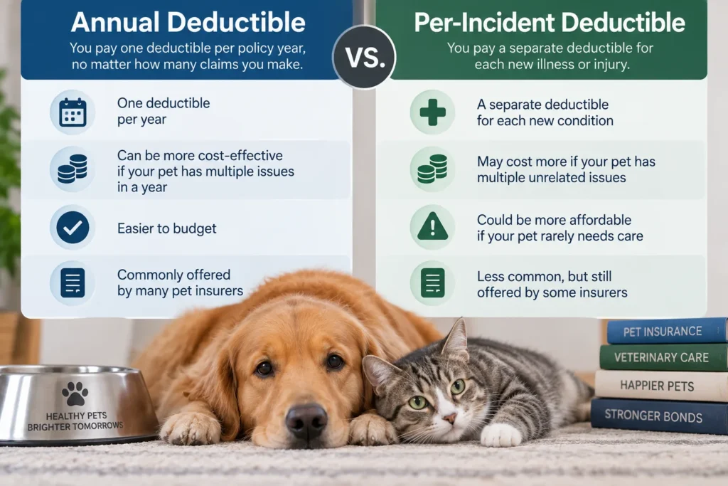 Annual vs per-incident deductible