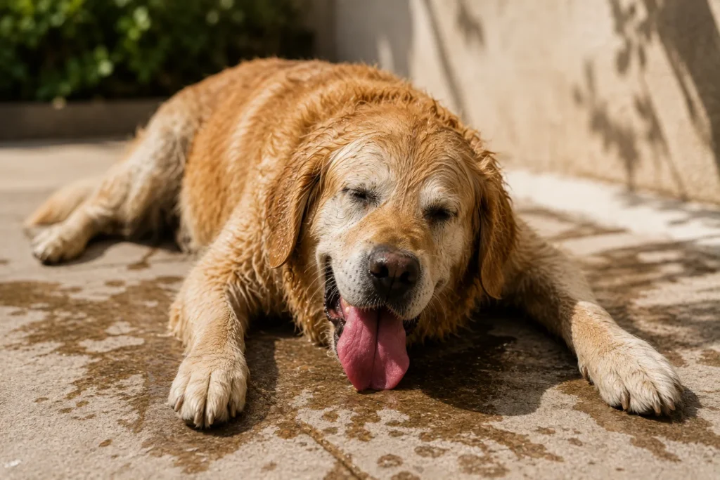 Heatstroke in dogs