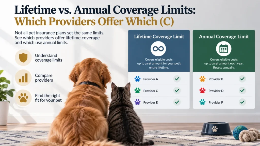 Pet insurance coverage limits